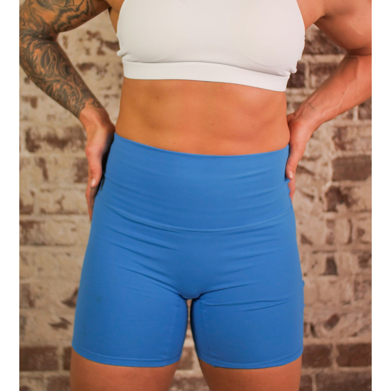 Kassi 6in High Waisted SmurfAlish Shorts