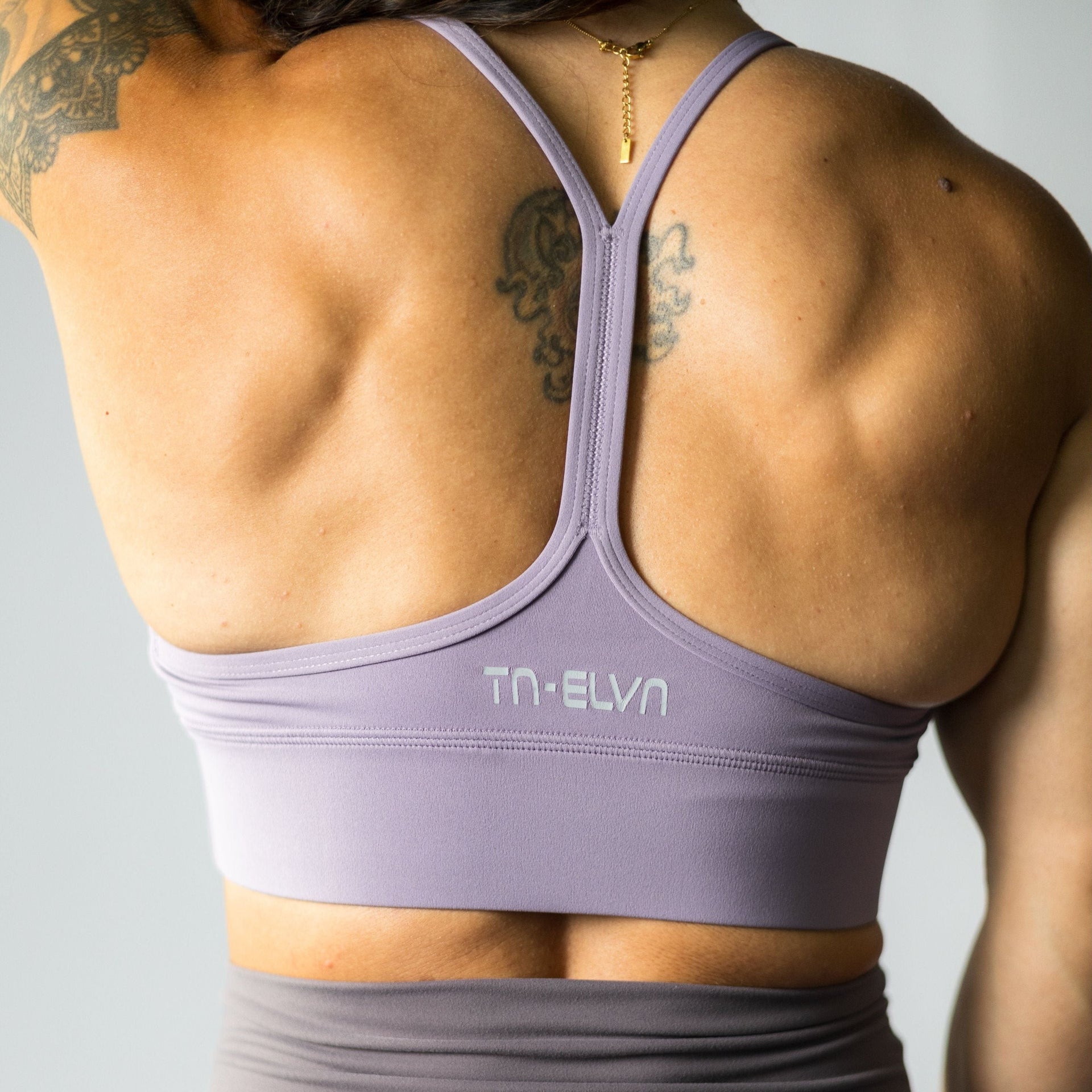 Y Y Y Lavender Sports Bra - TN-ELVN Clothing 