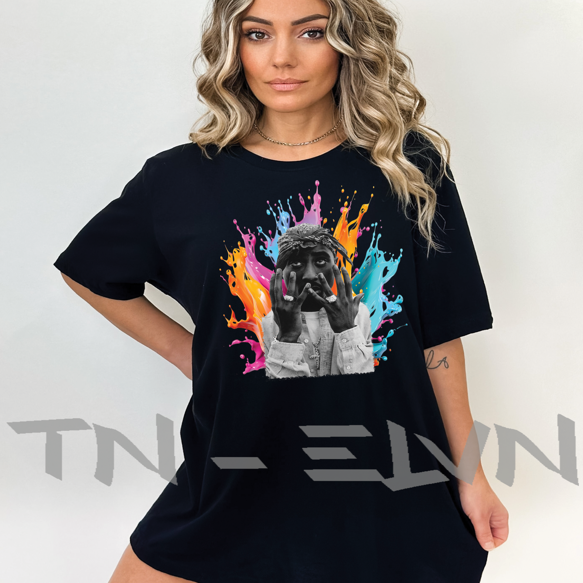 Tupac All Eyes on Me Bella + Canvas Tee - TN-ELVN Clothing 