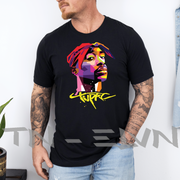 Tupac Multi Color. Bella + Canvas Tee - TN-ELVN Clothing 