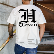 H-Town Old English Comfort Colors Tee - TN-ELVN Clothing 