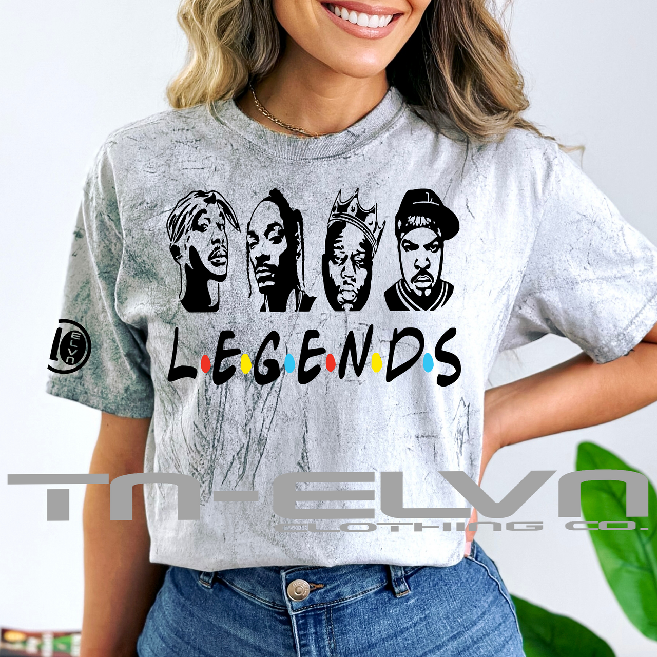 Hip Hop Legends Comfort Color Blast Tee - TN-ELVN Clothing 