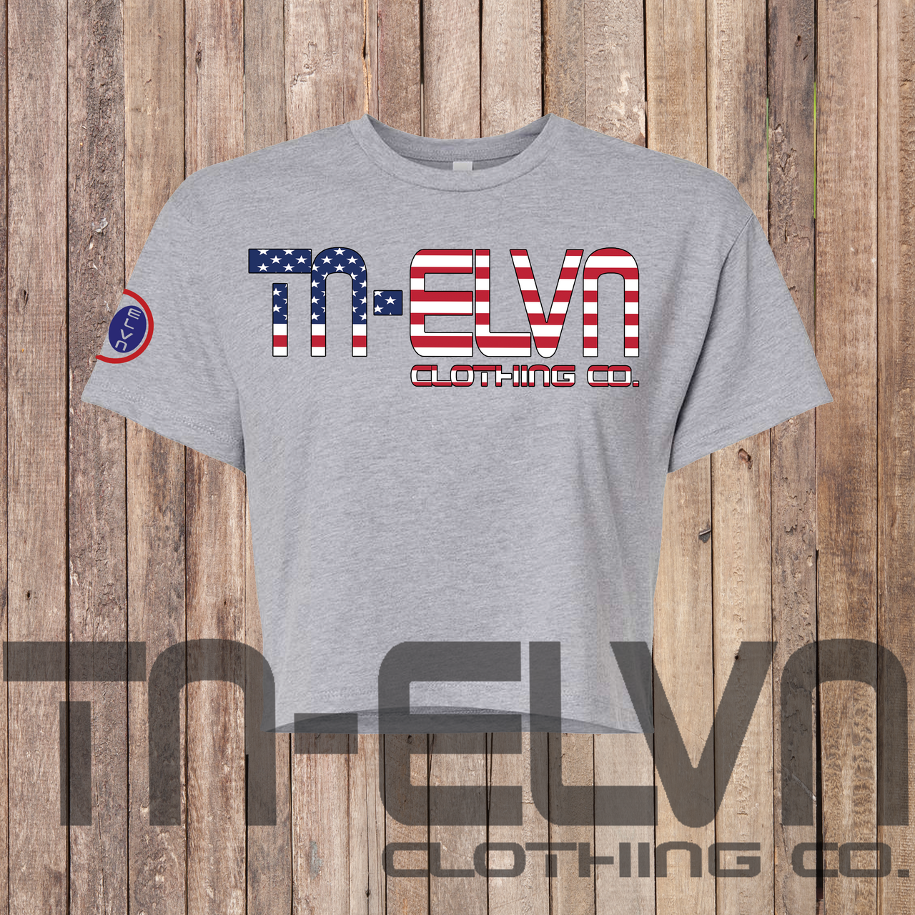 MericA - TN-ELVN 4th of July Crop Top - TN-ELVN Clothing 