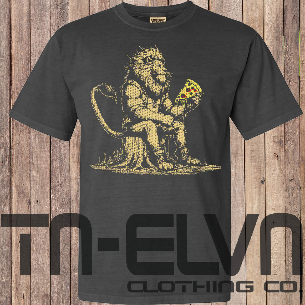 Lions Love Pizza Too TN-Elvn Custom Tee