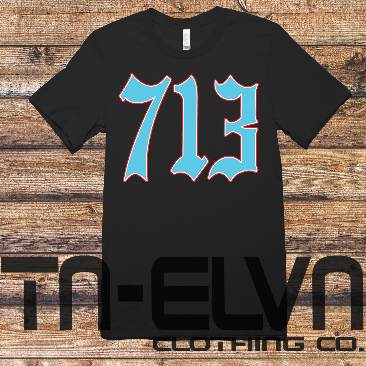 713 Baby Blue Bella + Canvas Tee